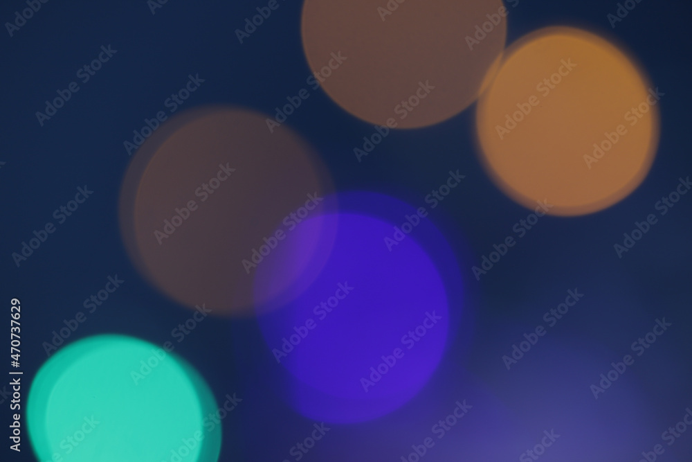 Bright colourful lights in blur and in defocus. Bright colourful lights in blur and in defocus.