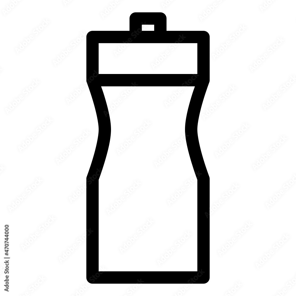 dringking bottles icon with black outline style dringking bottles icon with black outline style