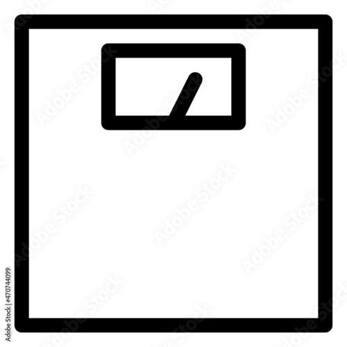 Free Download scale icon with black outline style - GFXLoad