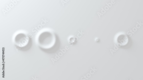 White convex background made of anti-aliased geometry. 3d rendering © sanchopancho