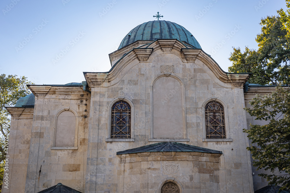 Church of St Nicholas of Seamens in Old Town of Varna city in Bulgaria