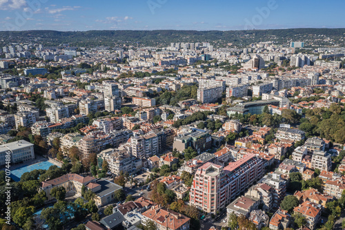 Drone photo of Varna city in Bulgaria © Fotokon