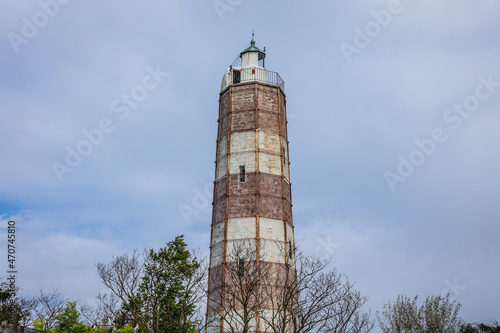 Lighthouse in Shabla, small village on the Black Sea coast in Bulgaria