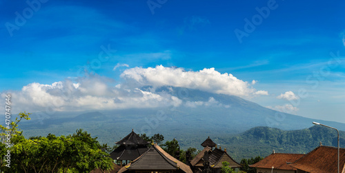 Volcano Agung on Bali
