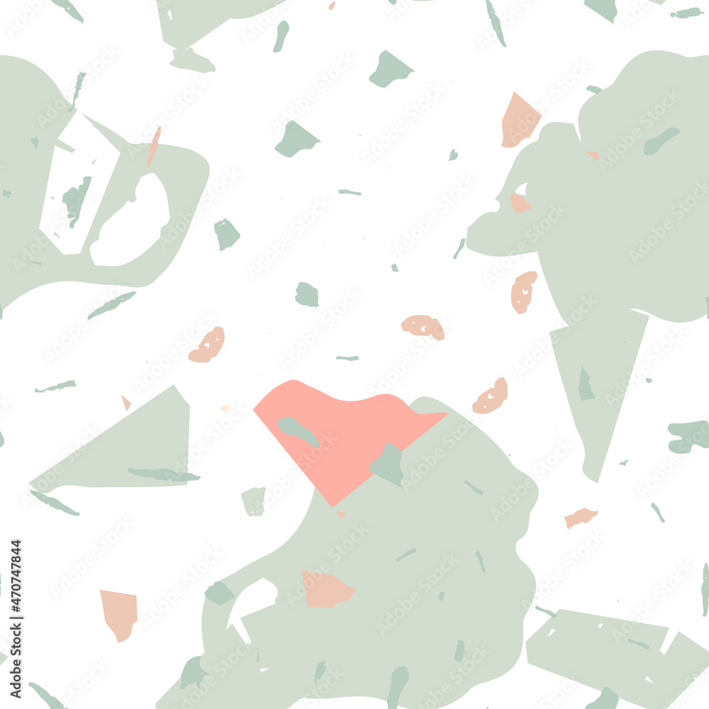 Terrazzo seamless pattern. Earthy minimalistic Terrazzo seamless pattern. Earthy minimalistic