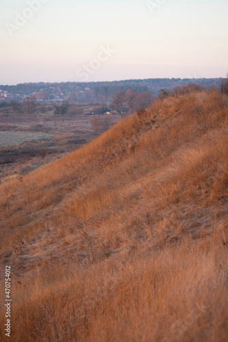 sunset in the mountains