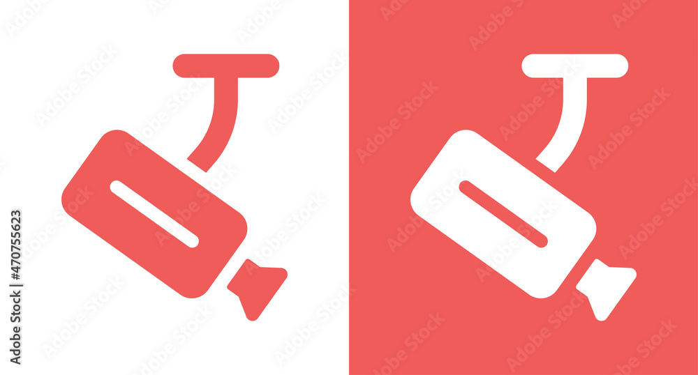 CCTV security video camera surveillance vector icon symbol CCTV security video camera surveillance vector icon symbol