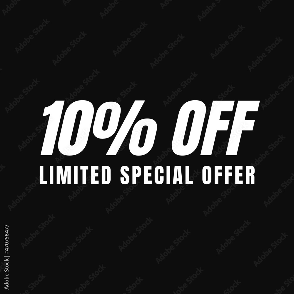 10 percent discount limited special offer 10 percent discount limited special offer