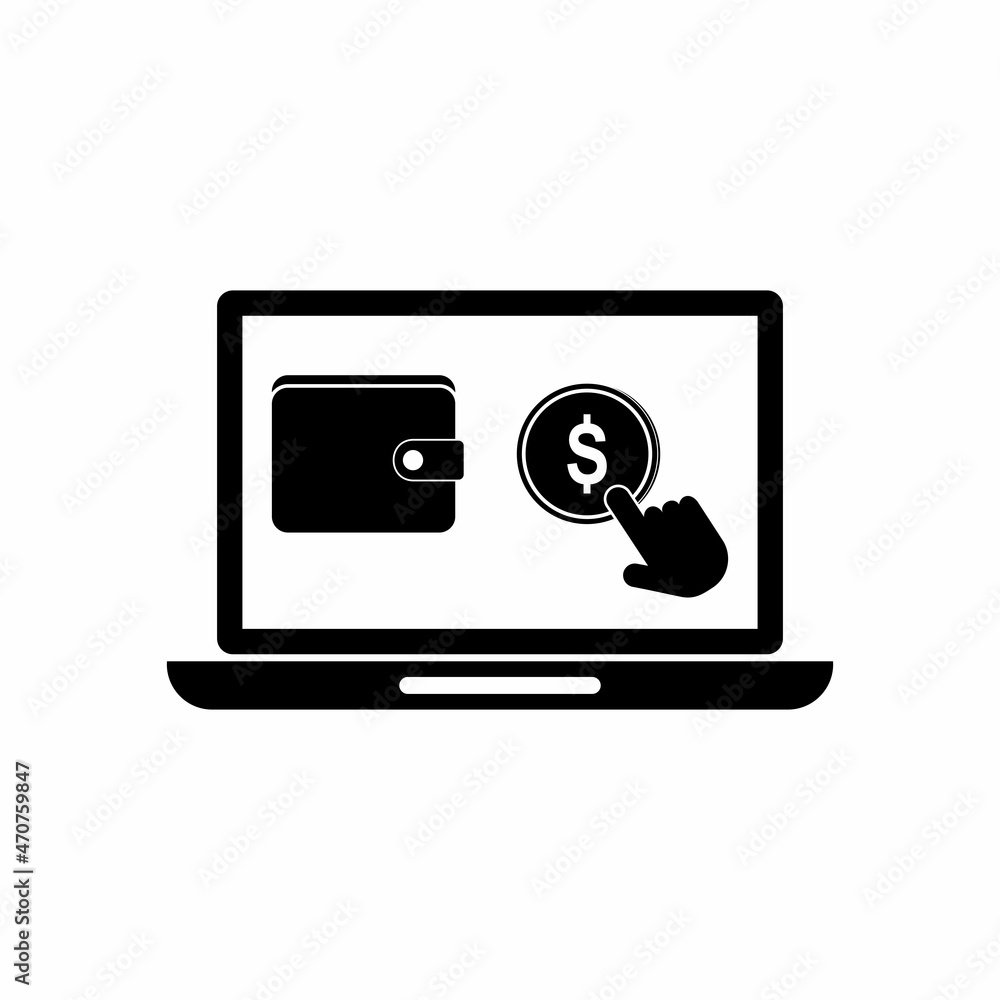 online payment icon vector sign symbol online payment icon vector sign symbol