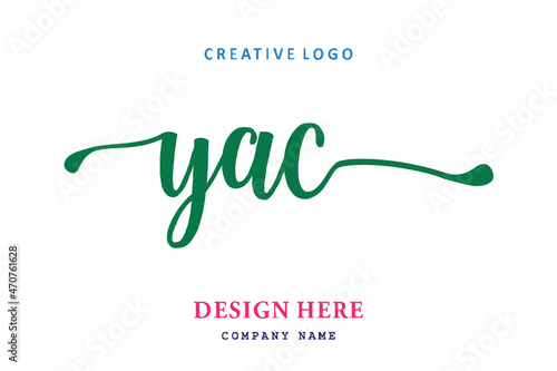 YAC lettering logo is simple, easy to understand and authoritative