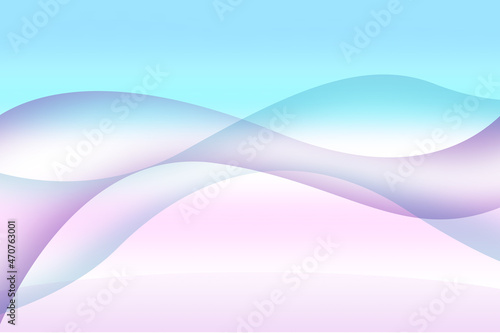 wave 3d abstract gradient background template