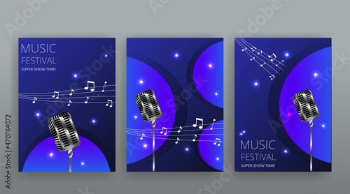 Show time, Cinema and Theatre hall with seats  red velvet curtains. Shining light bulbs vintage and luxury festival flyer templates,