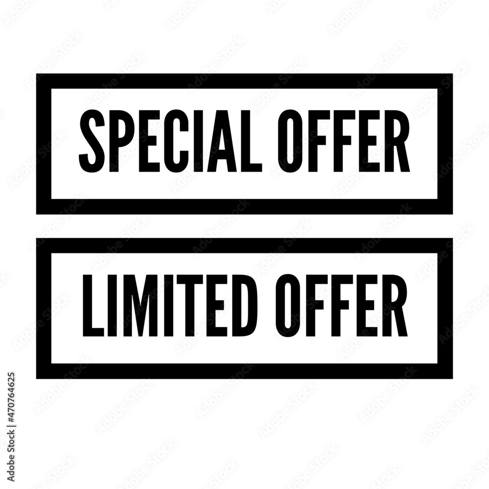 Limited Offer background, special offer and limited offer promotional banner, gift box and discount text