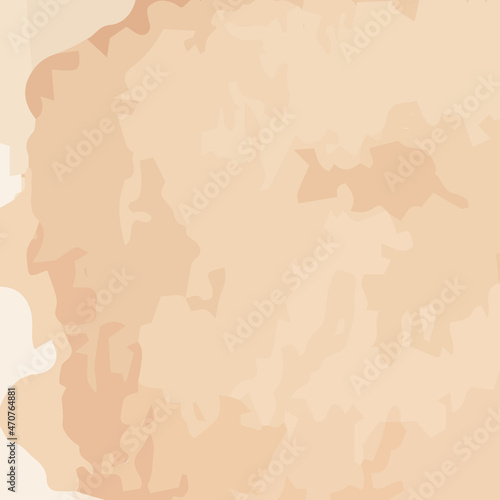 watercolor abstract background texture. Light Brown watercolour hand paint with a brush. ink stains elements for design. vector illustration.