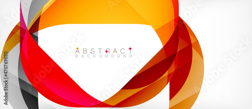 Abstract square shape with overlapping waves, minimal geometric background. Vector Illustration For Wallpaper, Banner, Background, Landing Page