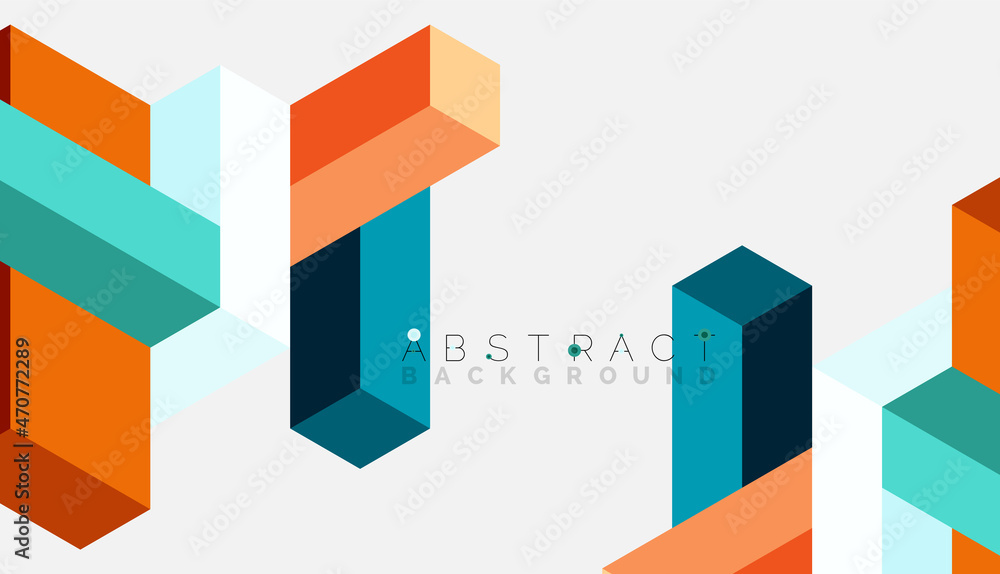 Abstract background. 3d cubes, cubic elements and blocks. Techno or business concept for wallpaper, banner, background, landing page Abstract background. 3d cubes, cubic elements and blocks. Techno or business concept for wallpaper, banner, background, landing page