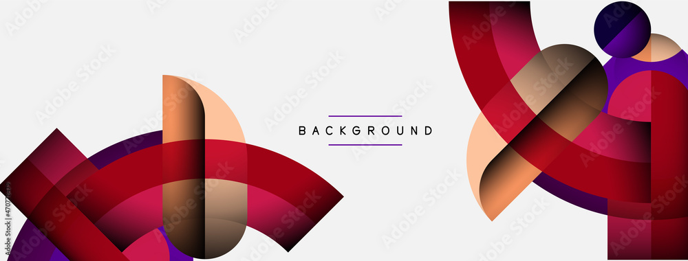 Trendy shapes, color minimal design composition, lines and shadows for wallpaper banner background or landing page Trendy shapes, color minimal design composition, lines and shadows for wallpaper banner background or landing page