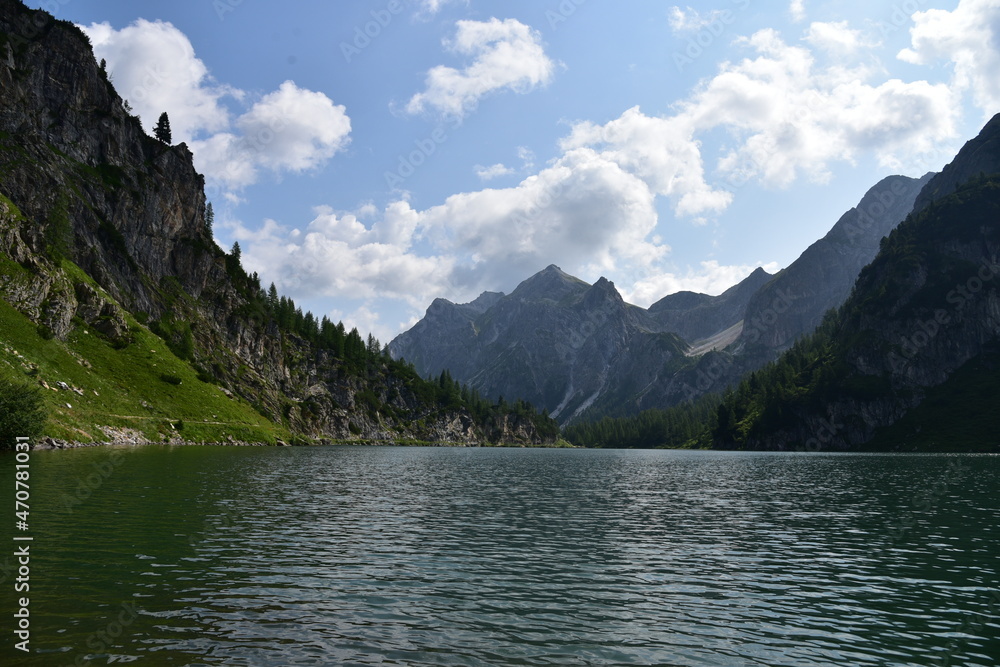 picturesque lake in the austrian alps - Tappenkarsee picturesque lake in the austrian alps - Tappenkarsee
