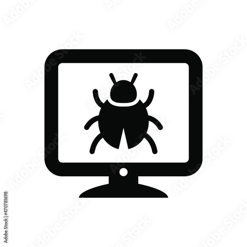 Computer bug icon