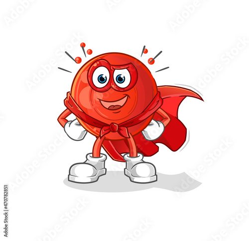 blood cell heroes vector. cartoon character