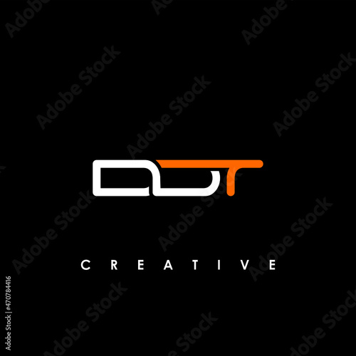 DDT Letter Initial Logo Design Template Vector Illustration