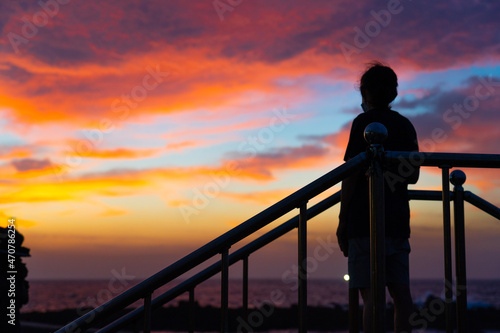 silhouette of a person