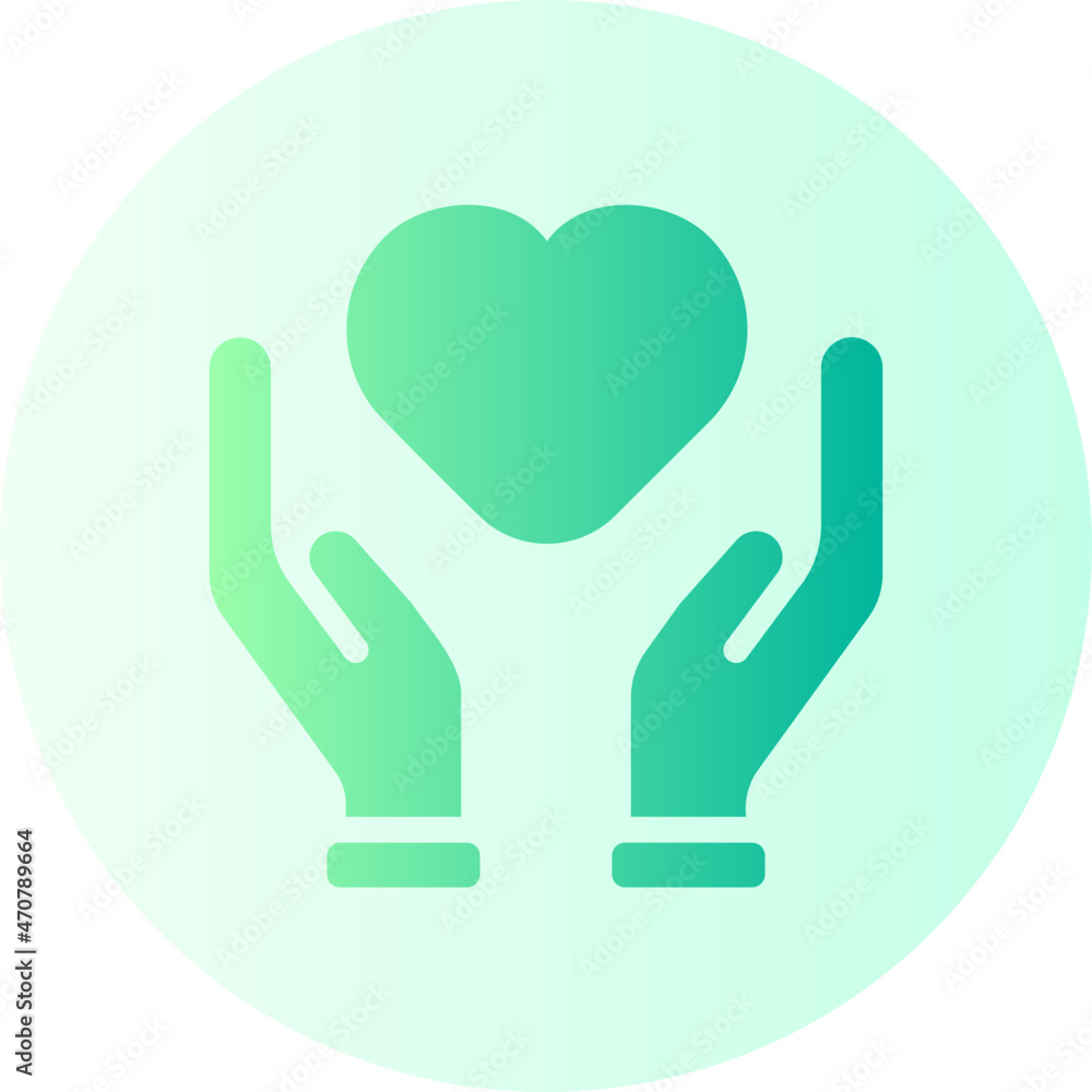 charity gradient icon charity gradient icon