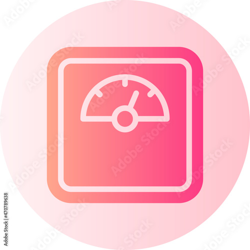 weight gradient icon