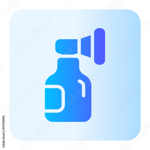 oxygen mask gradient icon