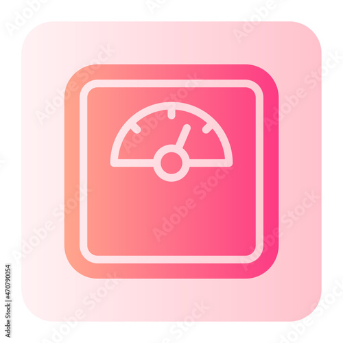 weight gradient icon