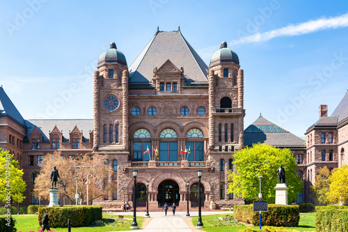 Ontario Government Building in Queen's Park, Toronto, Canada photo