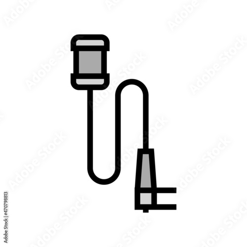 table phone holder color icon vector. table phone holder sign. isolated symbol illustration