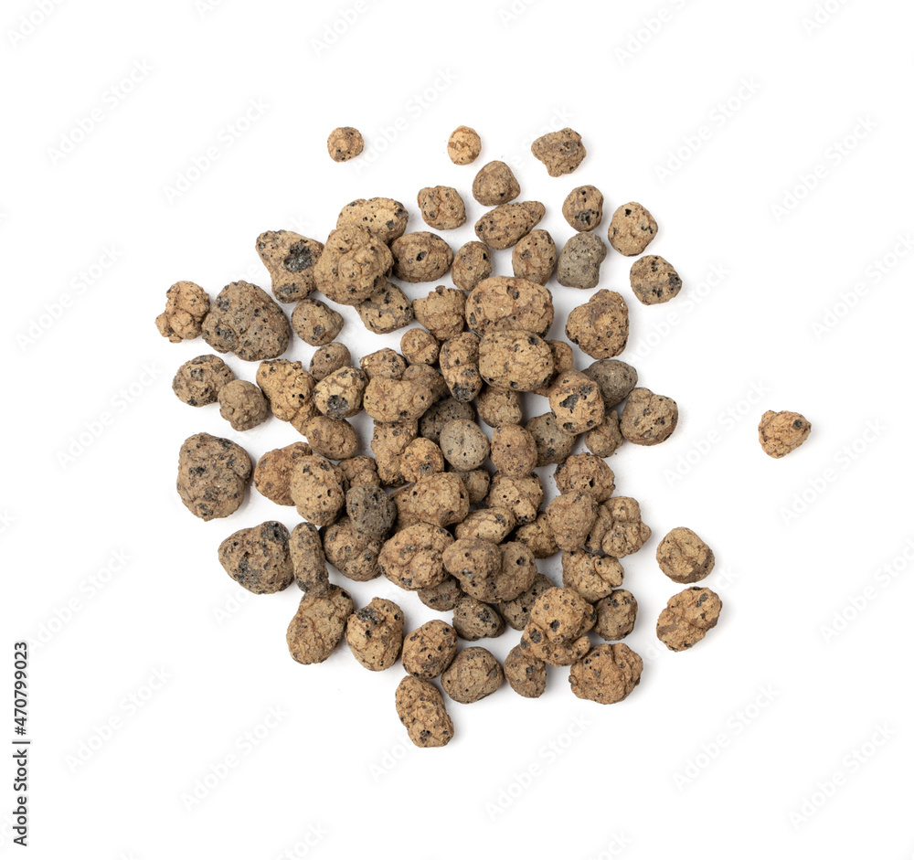 Expanded Clay or Exclay Isolated Expanded Clay or Exclay Isolated