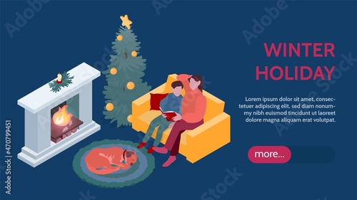 Winter Holiday Banner