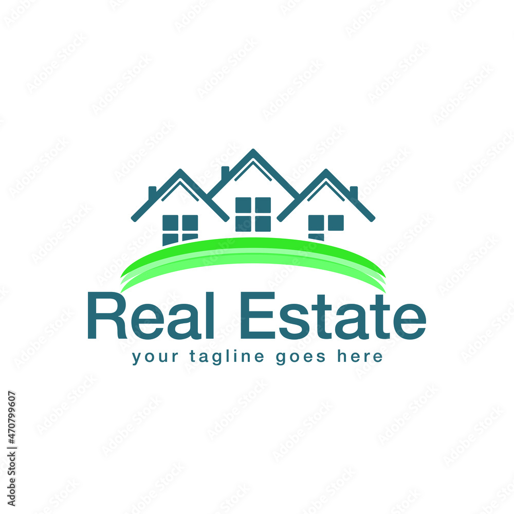 real estate concept Logo Vector.