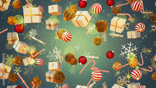 Christmas background with s...