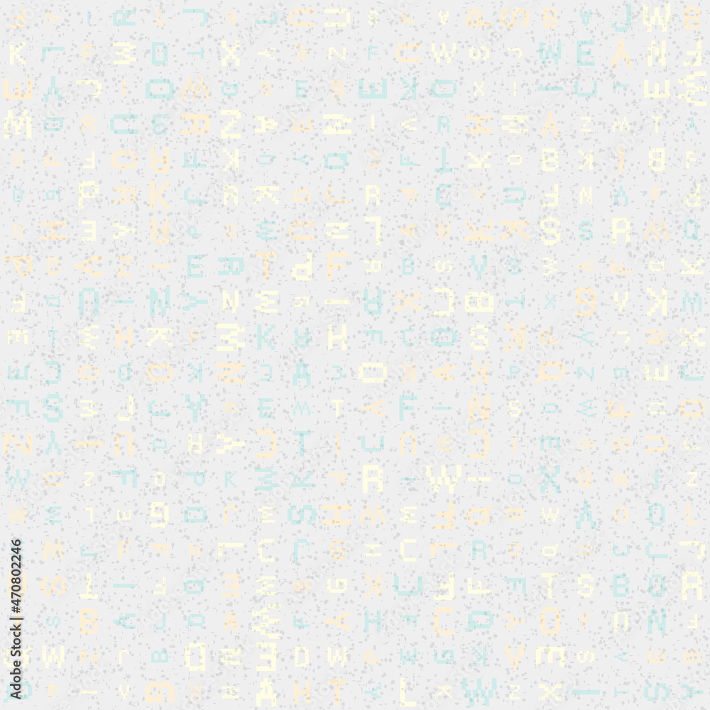 Fototapeta premium Abstract Geometric Pattern generative computational art illustration