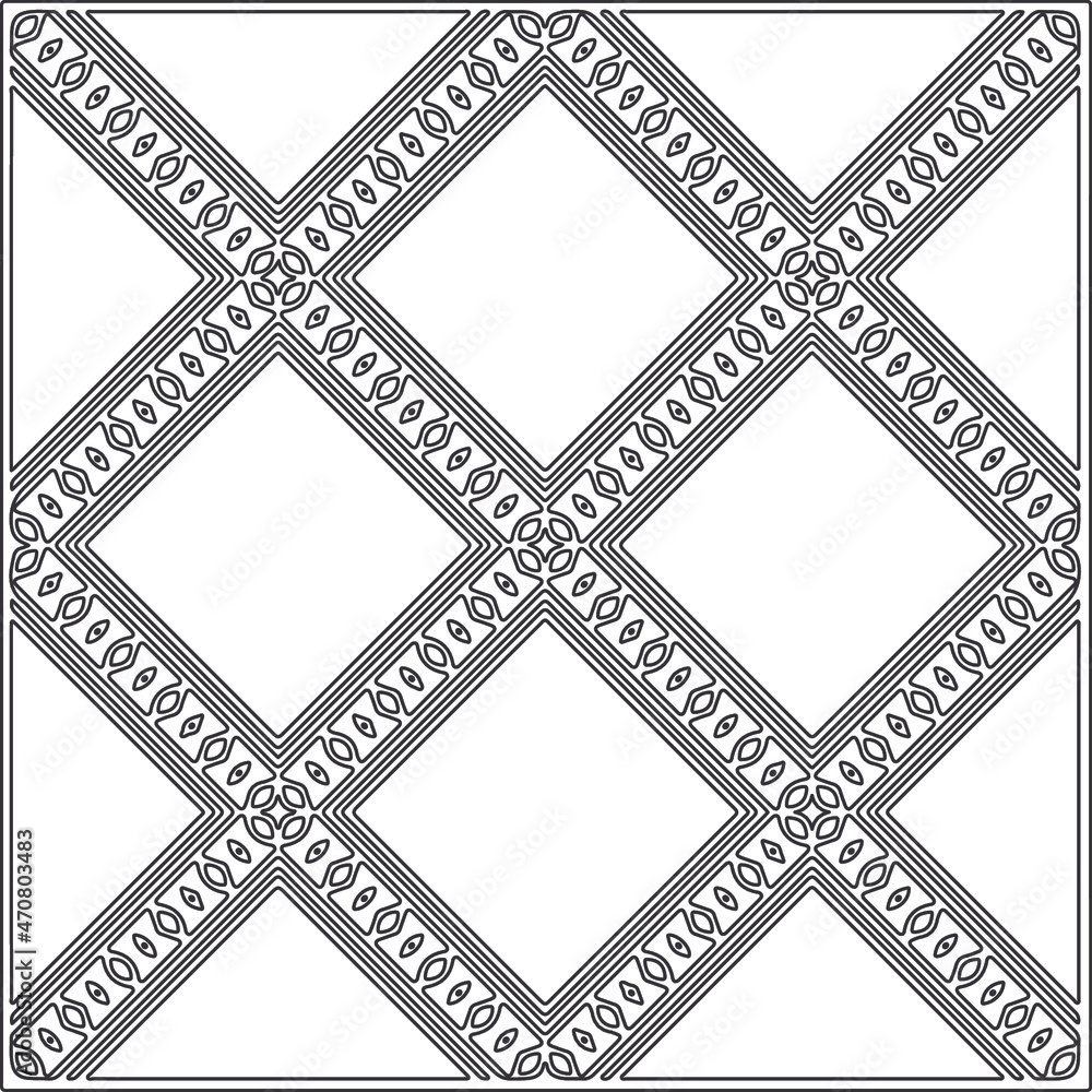 Vector pattern with symmetrical elements . Repeating geometric tiles from striped elements. black patterns. Vector pattern with symmetrical elements . Repeating geometric tiles from striped elements. black patterns.