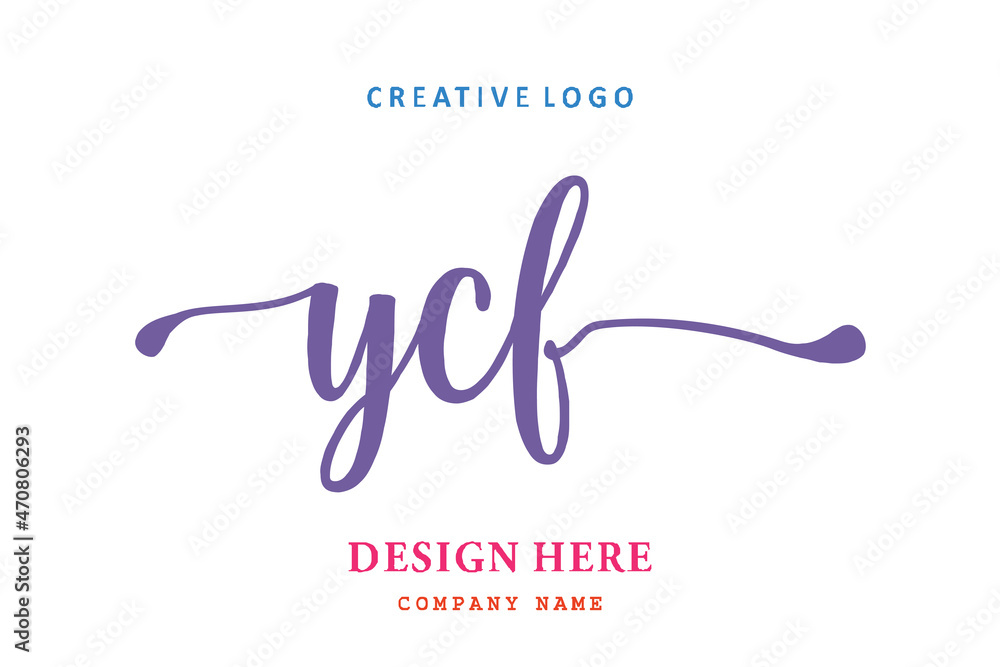 YCF lettering logo is simple, easy to understand and authoritative YCF lettering logo is simple, easy to understand and authoritative