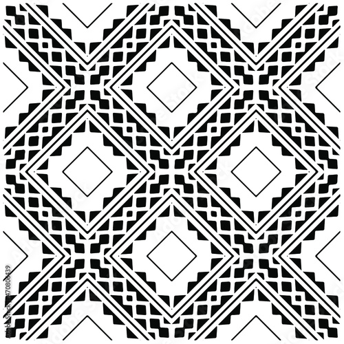 
Vector seamless models. Modern stylish texture. Composition from regularly repeating geometrical element. Monochrome, simple. Vector illustrations.

