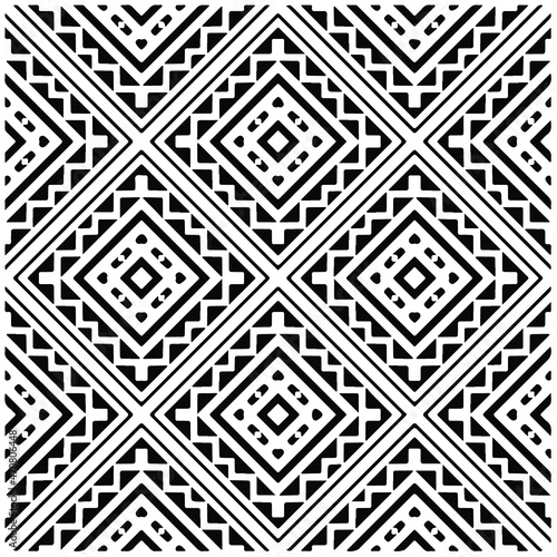 
Vector seamless models. Modern stylish texture. Composition from regularly repeating geometrical element. Monochrome, simple. Vector illustrations.
