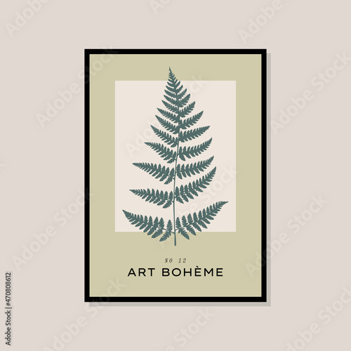 Botanical illustration wall print poster 