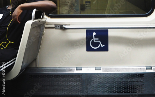 Handicapped sign