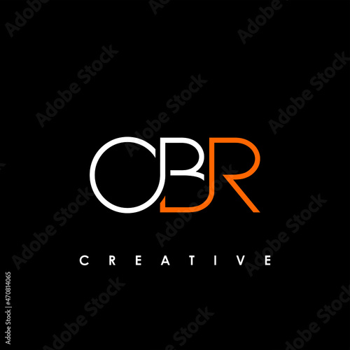 OBR Letter Initial Logo Design Template Vector Illustration