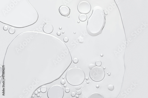 Gray abstract background abstract oil bubble in water wallpaper photo