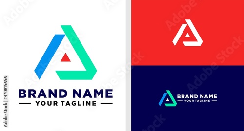 Free Download AP LOGO MONOGRAM TRIANGLE EDITABLE - GFXLoad
