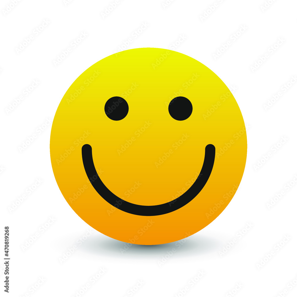 Fototapeta premium Smile icon.