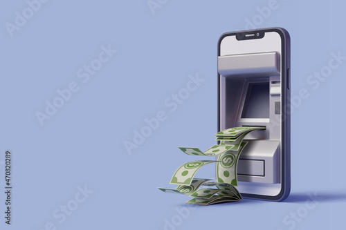 Vector illustration of Smartphone 3d icon. photo
