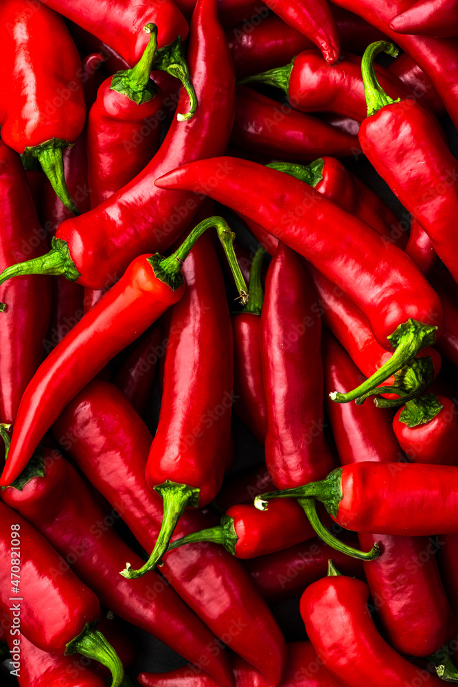 Red Chili or Chilli Pepper Background