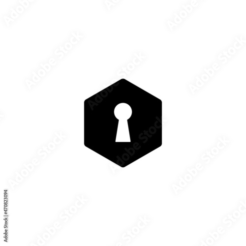 Keyhole logo or icon design